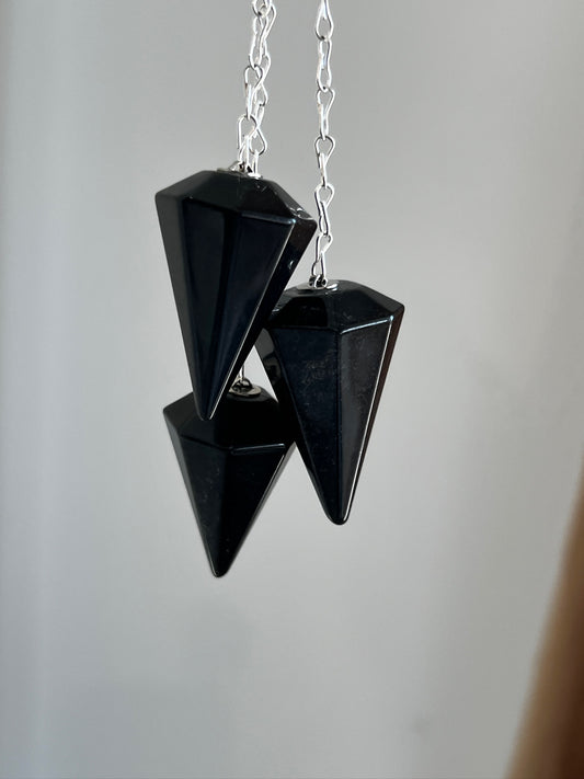 Sheen Obsidian Pendulums
