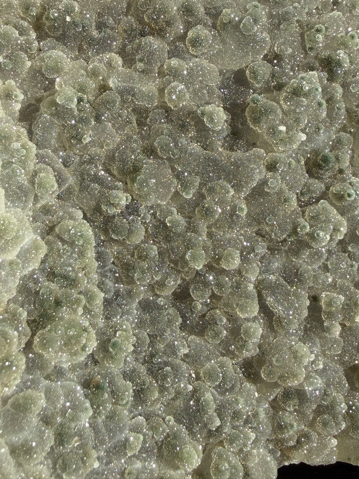 Green Amethyst Druzy Slab