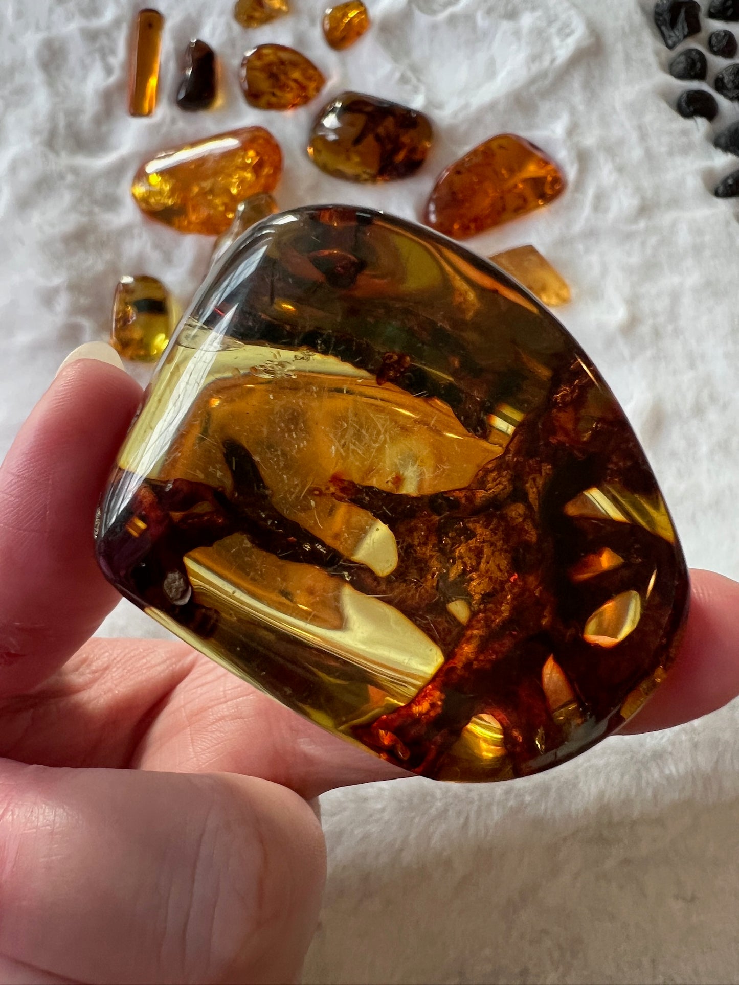 Hand-Polished Amber