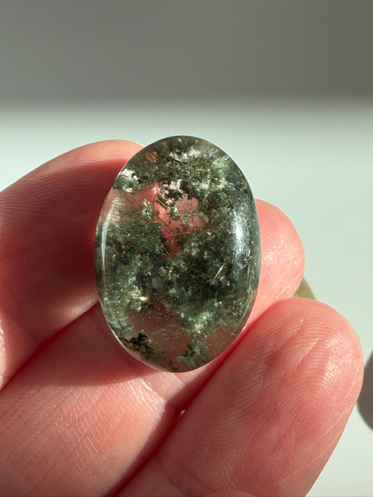 Rare Rutile Green Chlorite Quartz - Himachal Pradesh