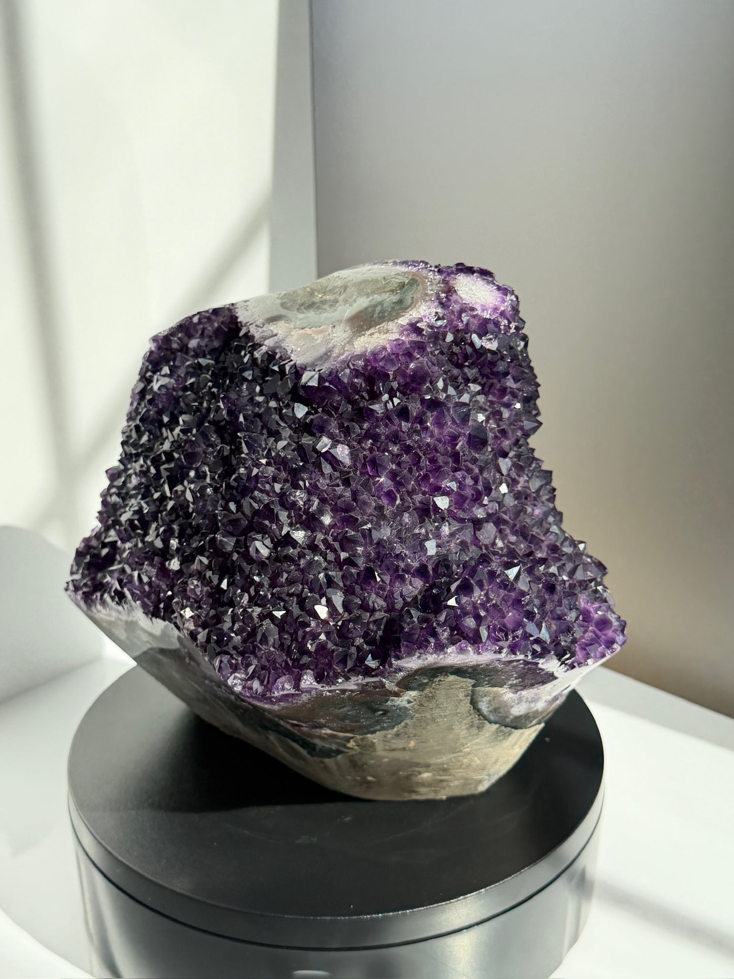 AAA XL Deep Purple Wrap-Around Amethyst Cut Base