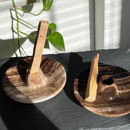 Chocolate Onyx Palo Santo Holder