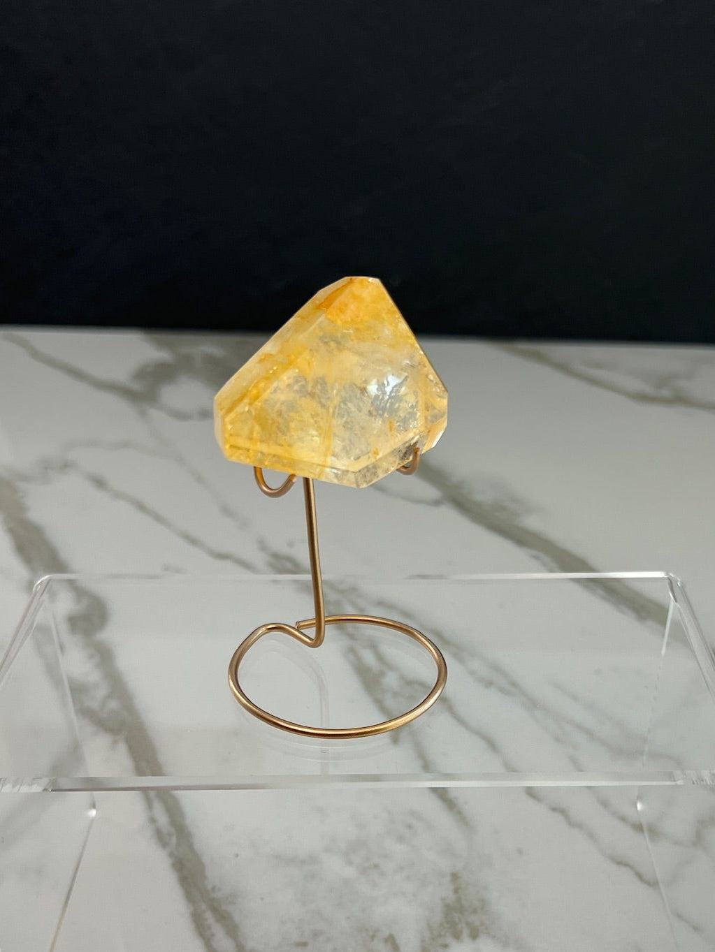 Golden Healer Quartz Freeform on Stand