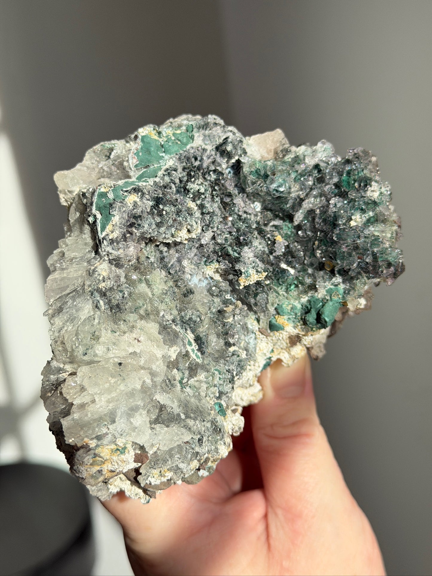 Unique Green Zeolite Specimen