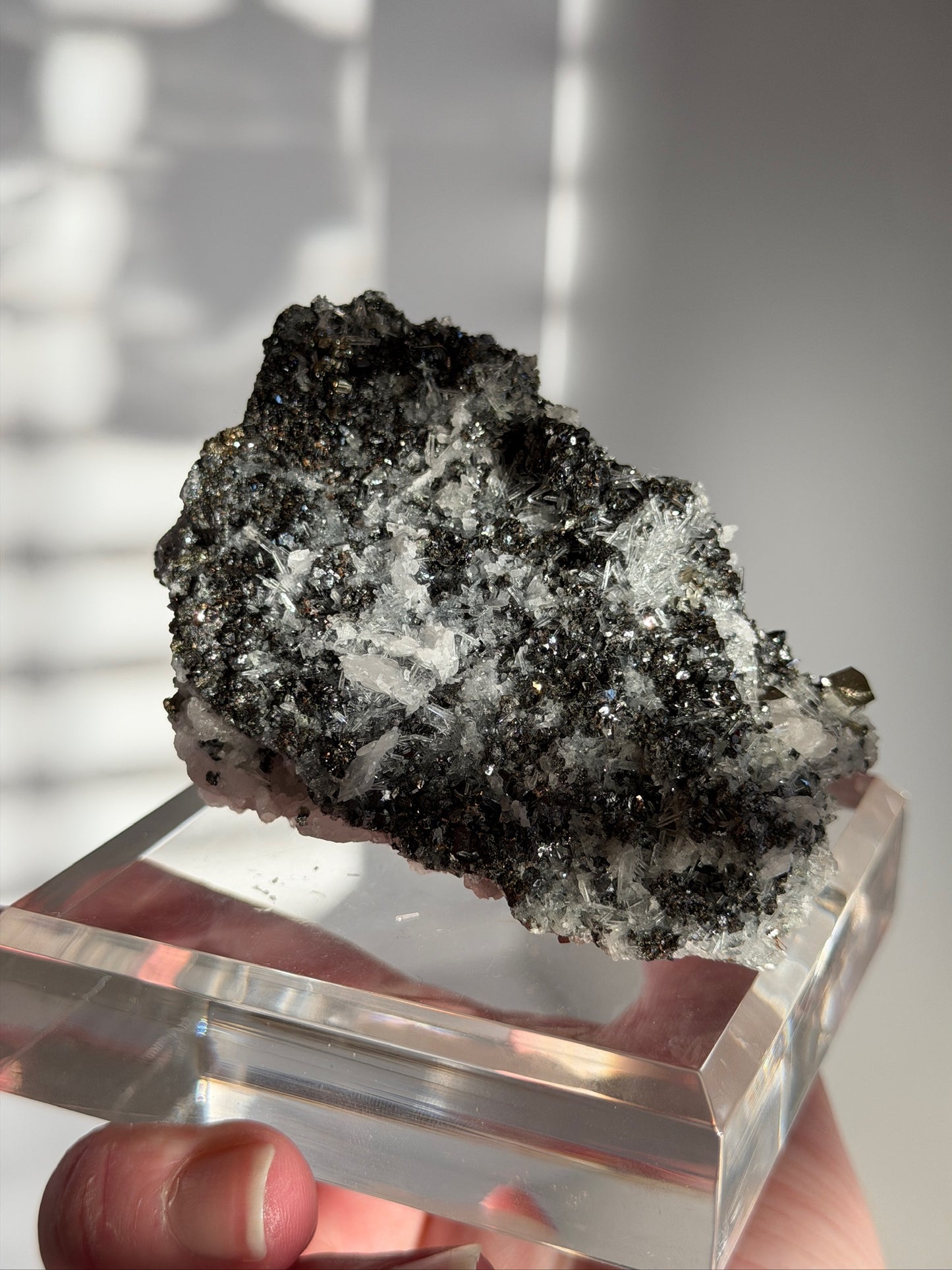 High Grade Pyrite, Sphalerite with Needle Quartz
