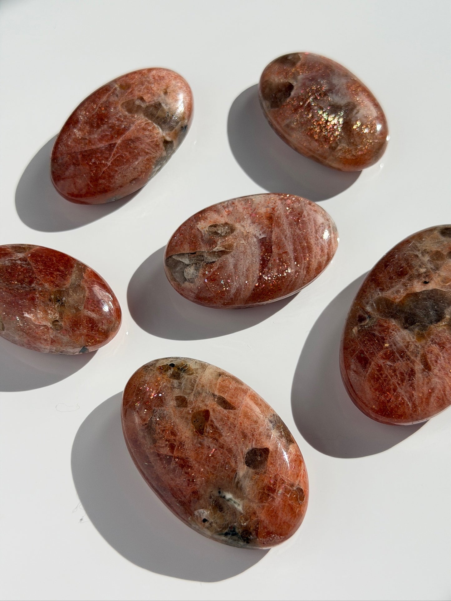 Very High Grade Confetti Sunstone