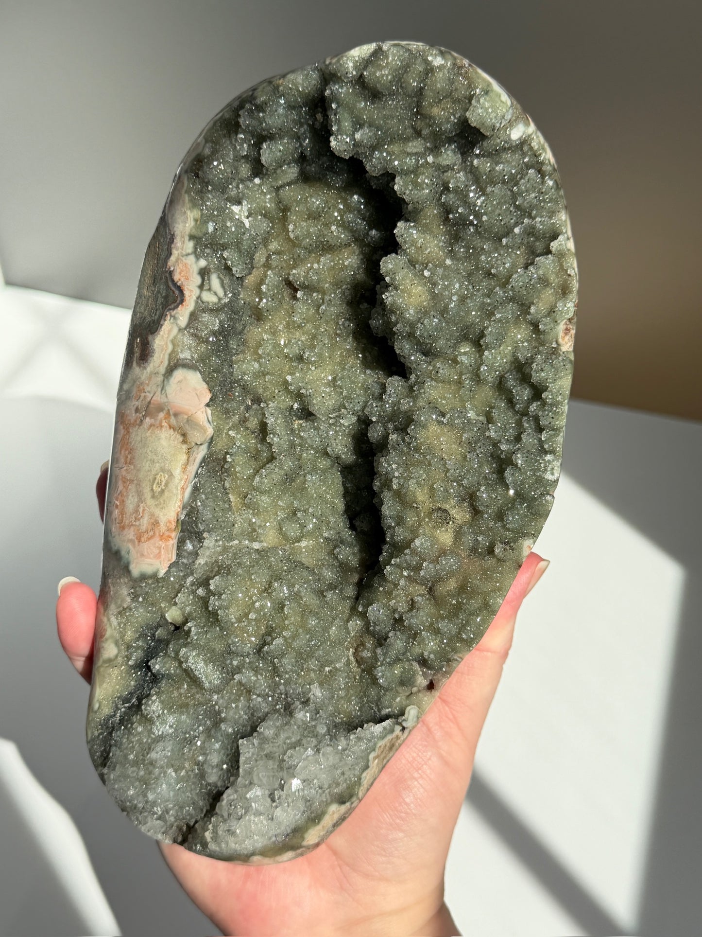 Brazilian Green Amethyst Freeform