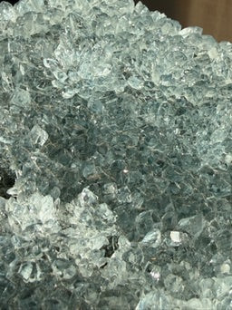 Green Zeolite Crystal Slab