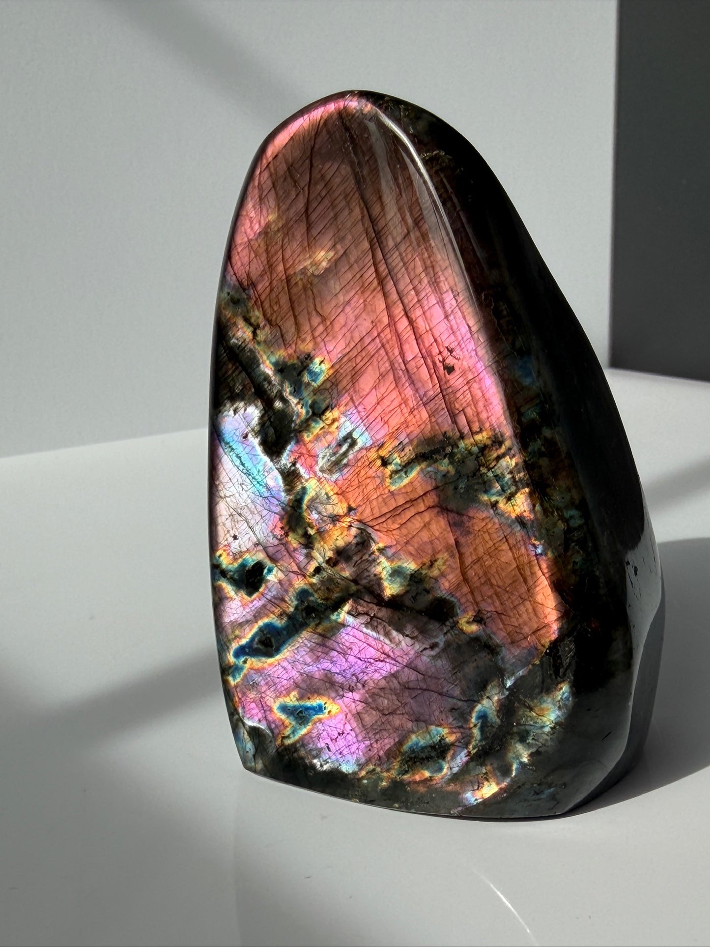 Dreamy Pink Violet Labradorite Freeform