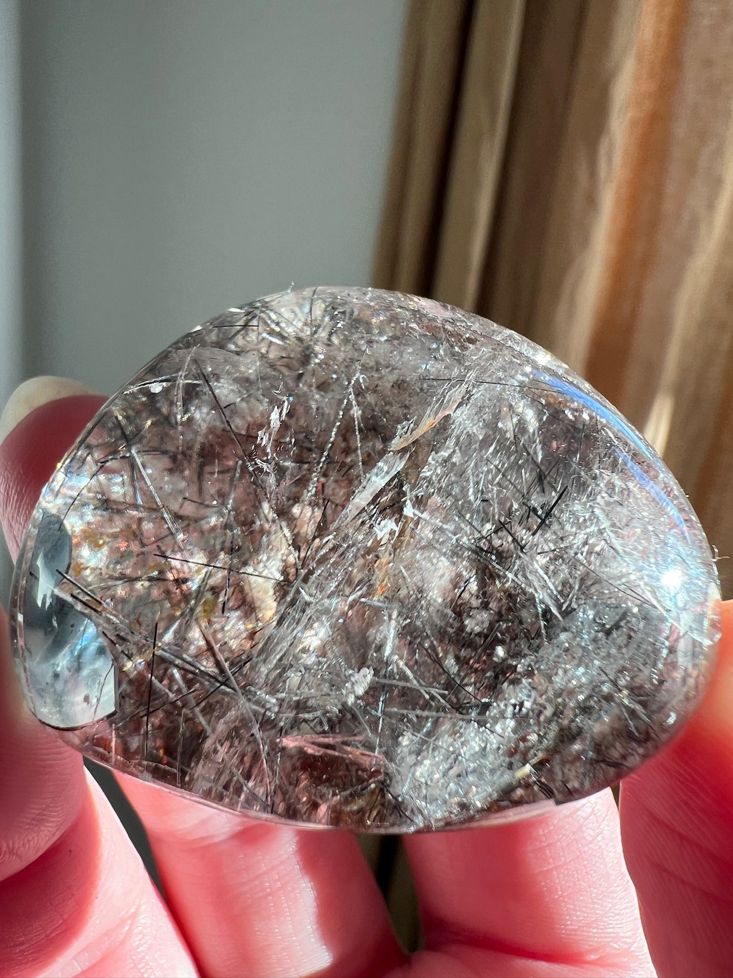 Garden Quartz With Rutile Lens