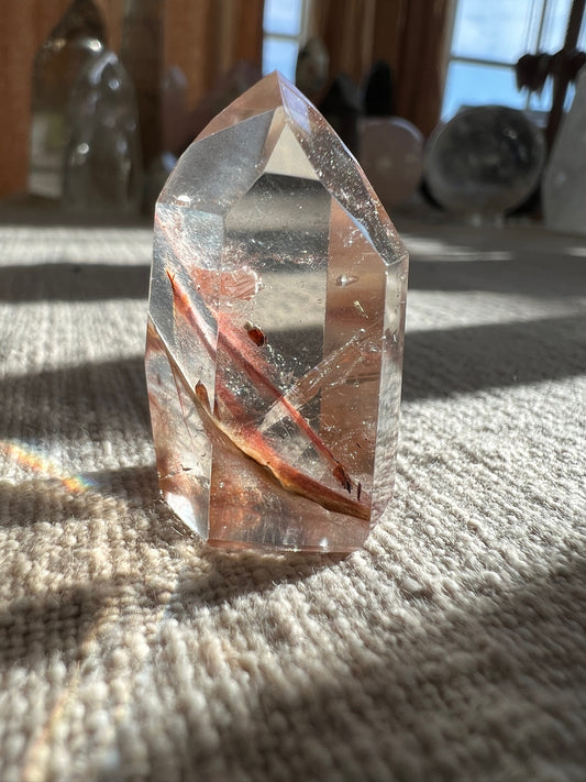 Amphibole Quartz Mini Tower