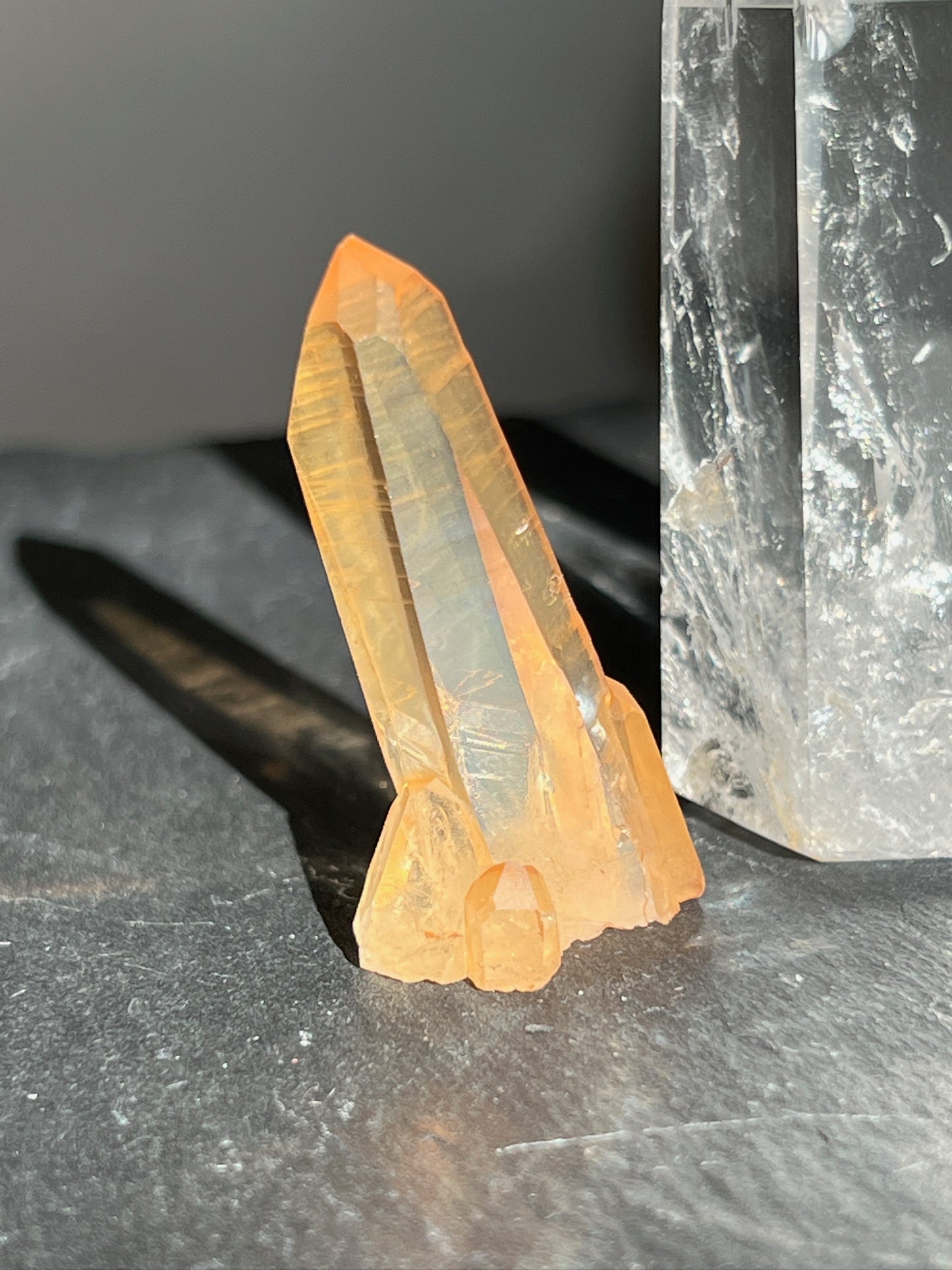 Handpicked Bundle - Lodolite, Clear Lemurian Quartz & Tangerine Lemurian Quartz