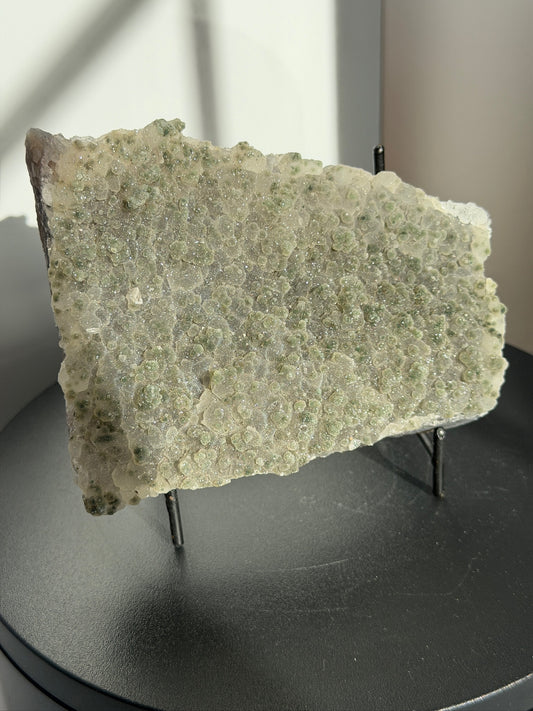 Green Amethyst Druzy Slab