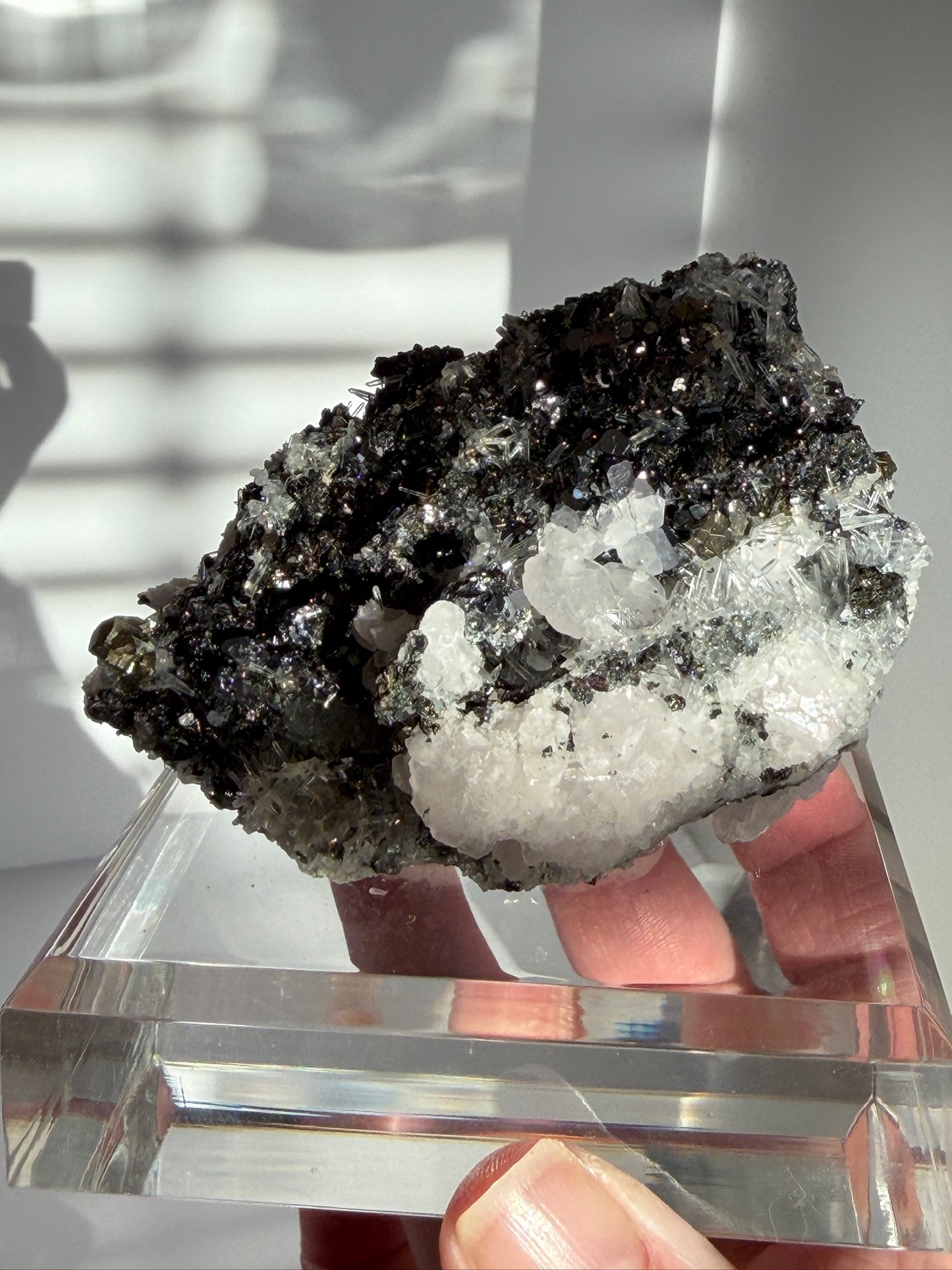 High Grade Pyrite, Sphalerite with Needle Quartz