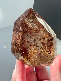 Smoky Rutile Lodolite Quartz Freeform