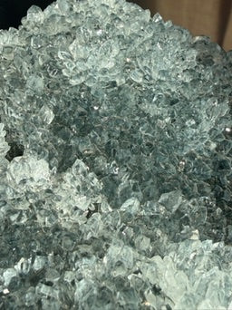 Green Zeolite Crystal Slab