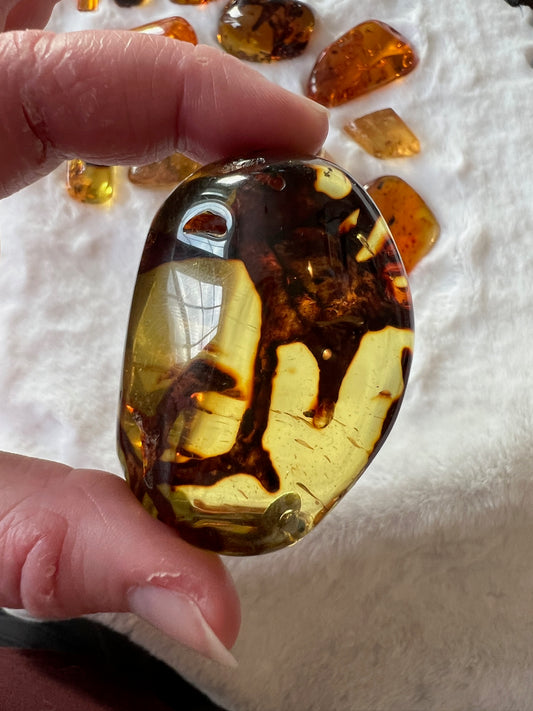 Hand-Polished Amber