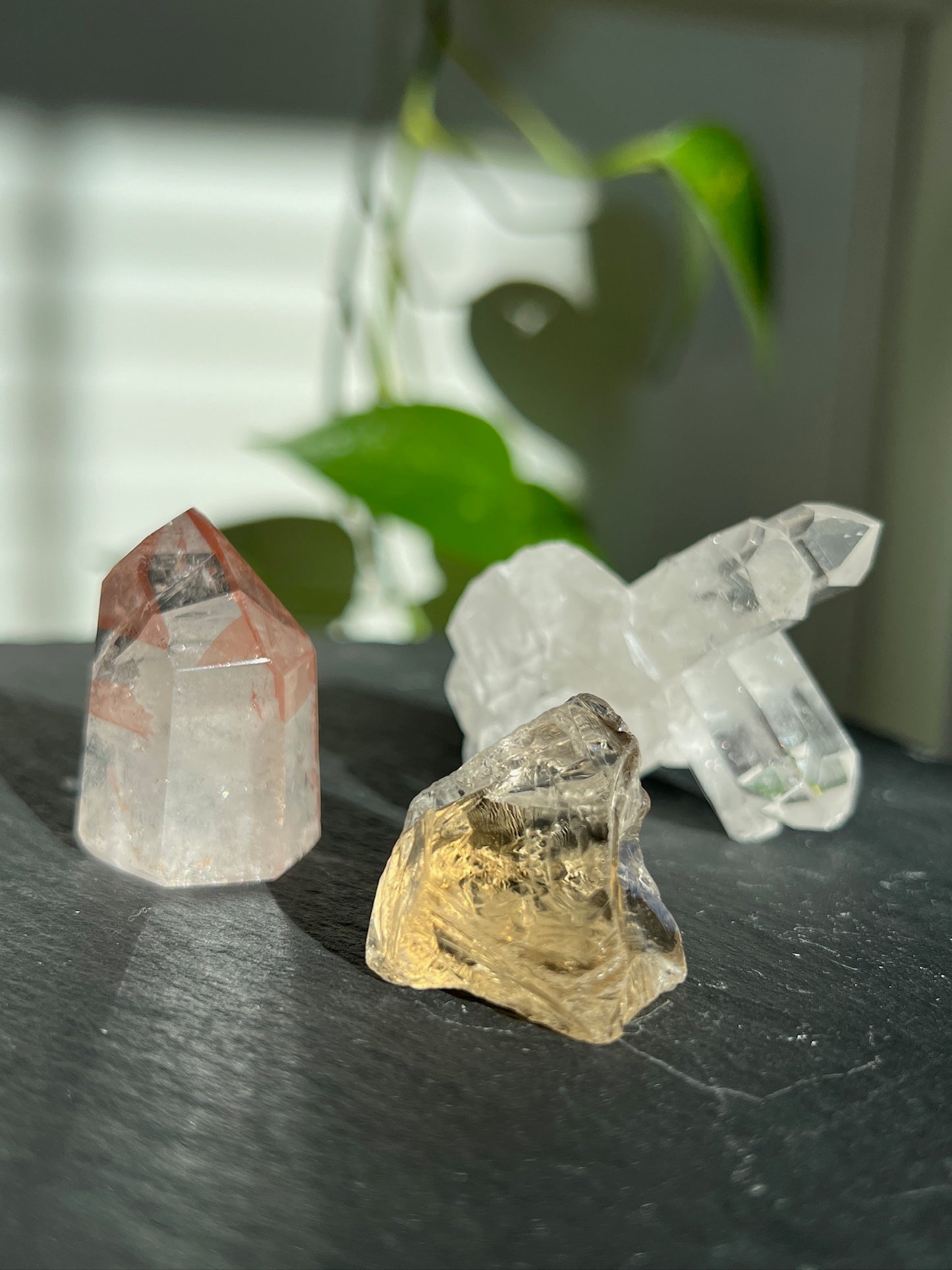 Handpicked Bundle - Lemurian Quartz, Citrine, and Pink Scarlet Lemurian Quartz