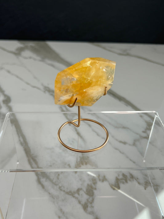 Golden Healer Quartz Freeform on Stand