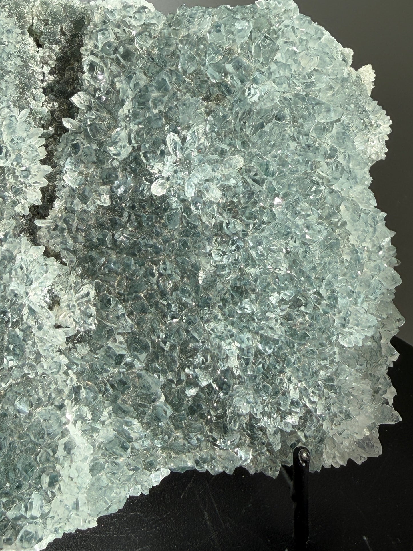 Green Zeolite Crystal Slab
