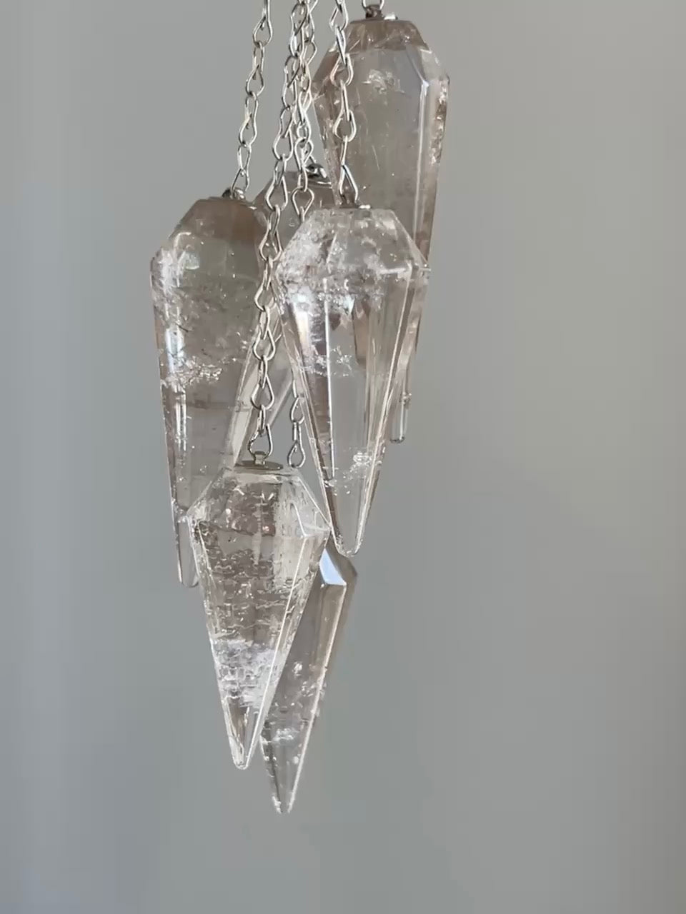 Smoky Quartz Pendulums