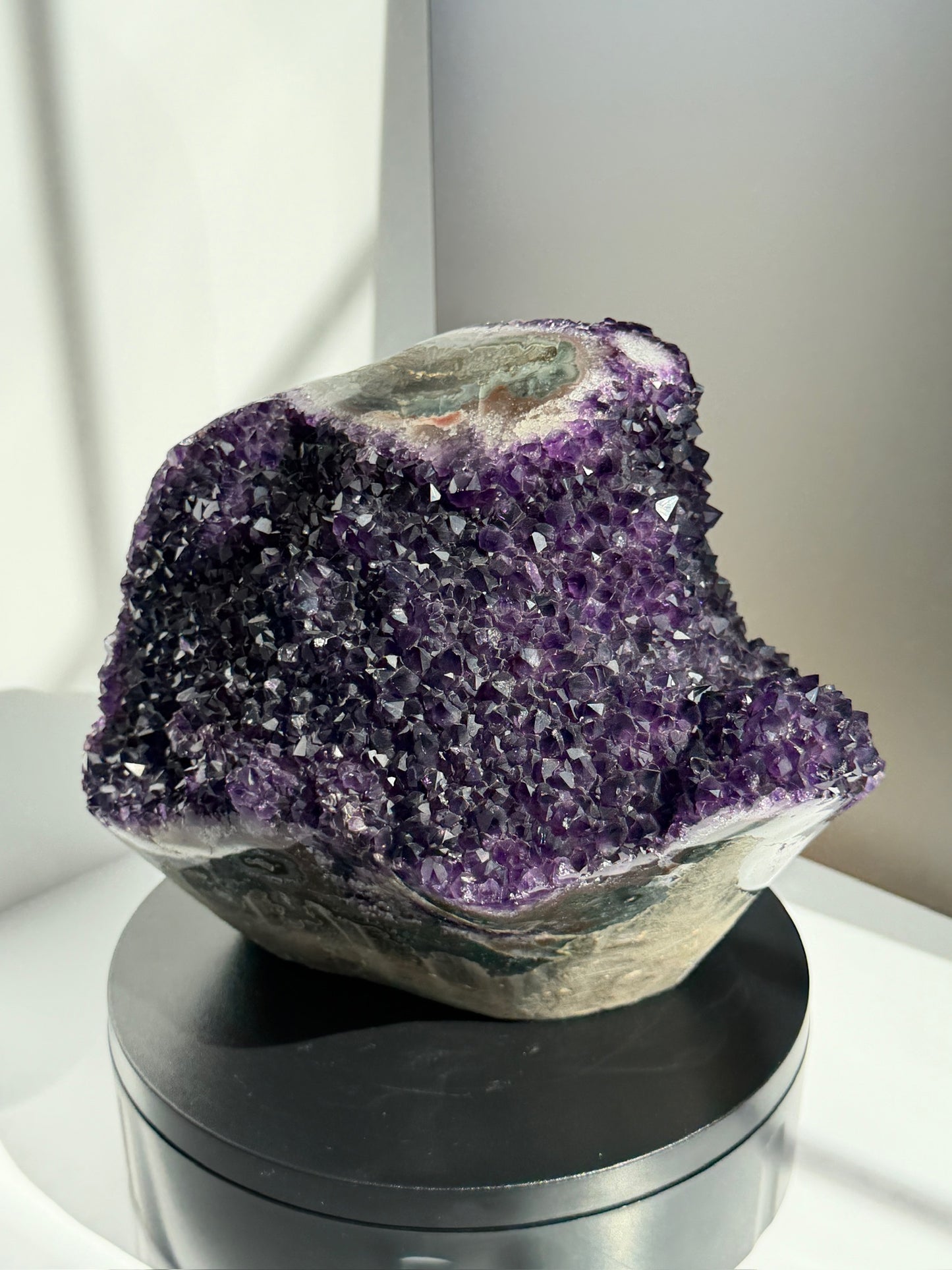AAA XL Deep Purple Wrap-Around Amethyst Cut Base