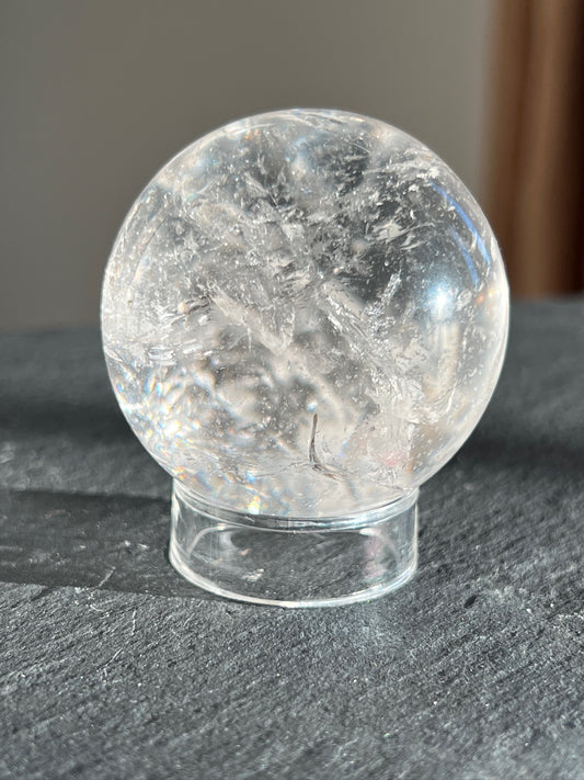 Lemurian Quartz Sphere