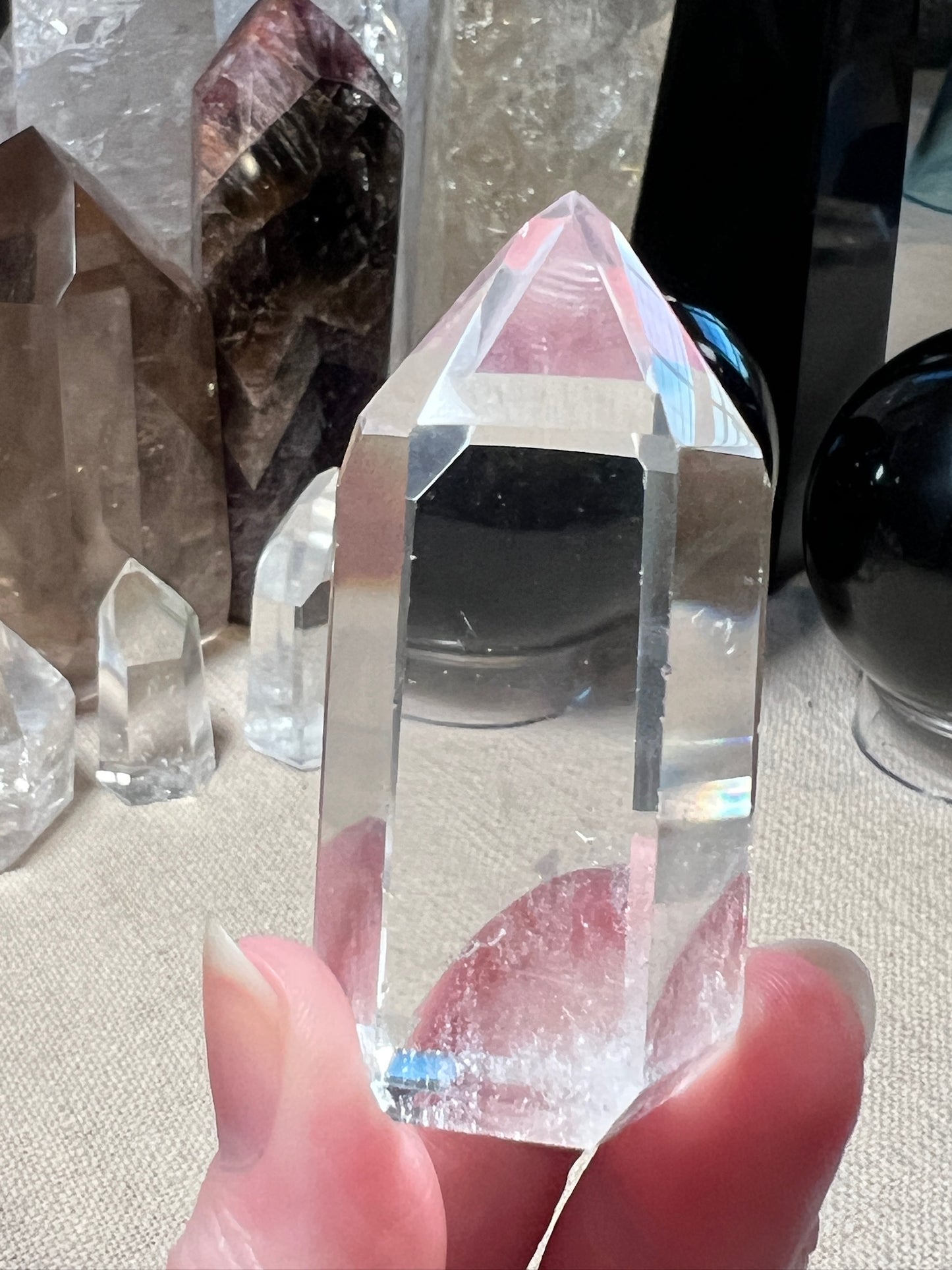 Lemurian Quartz Mini Tower - Water Clear!