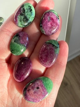 Very High Grade Ruby Zoisite Polished Gems