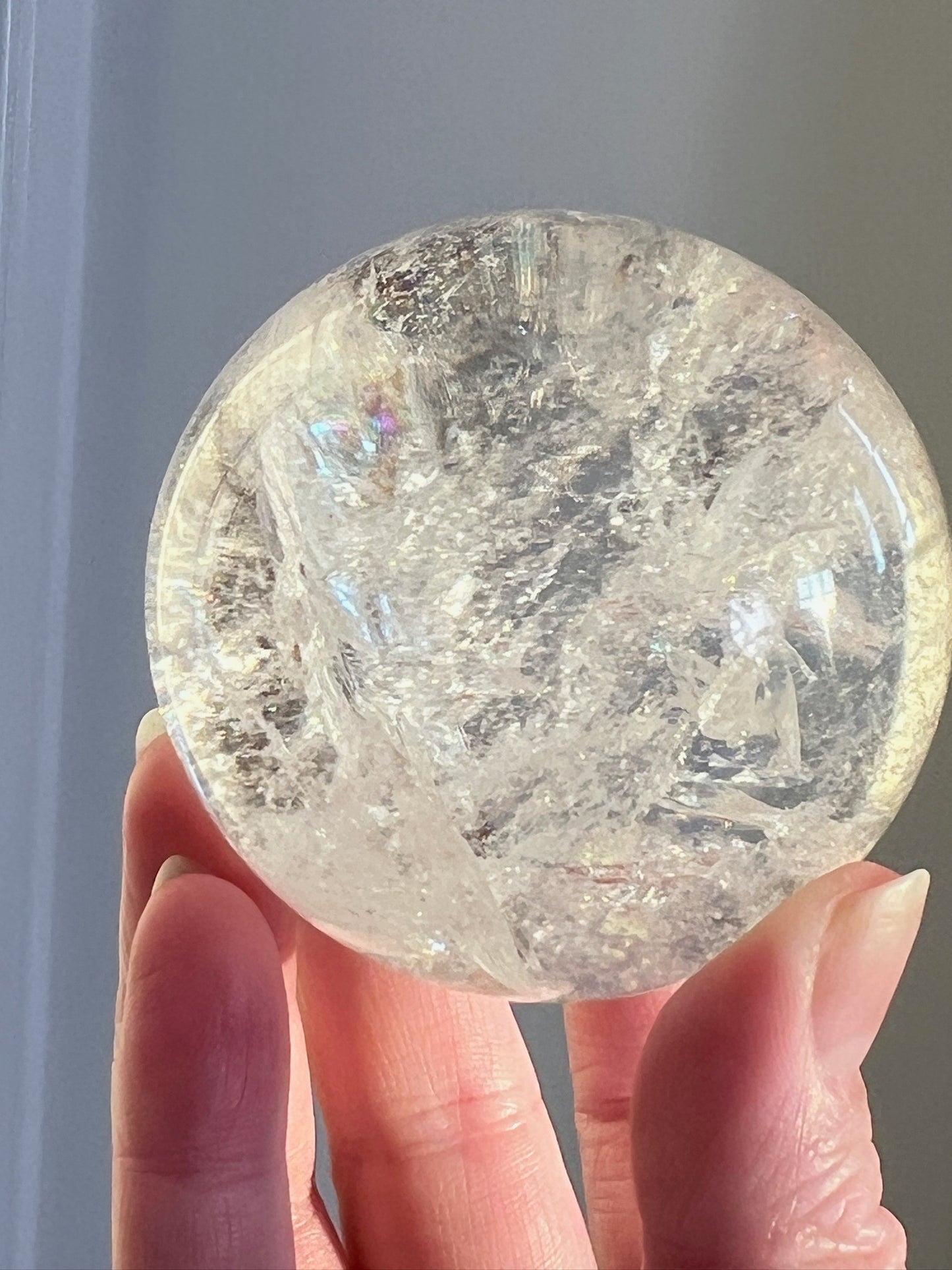 Lemurian Quartz Sphere