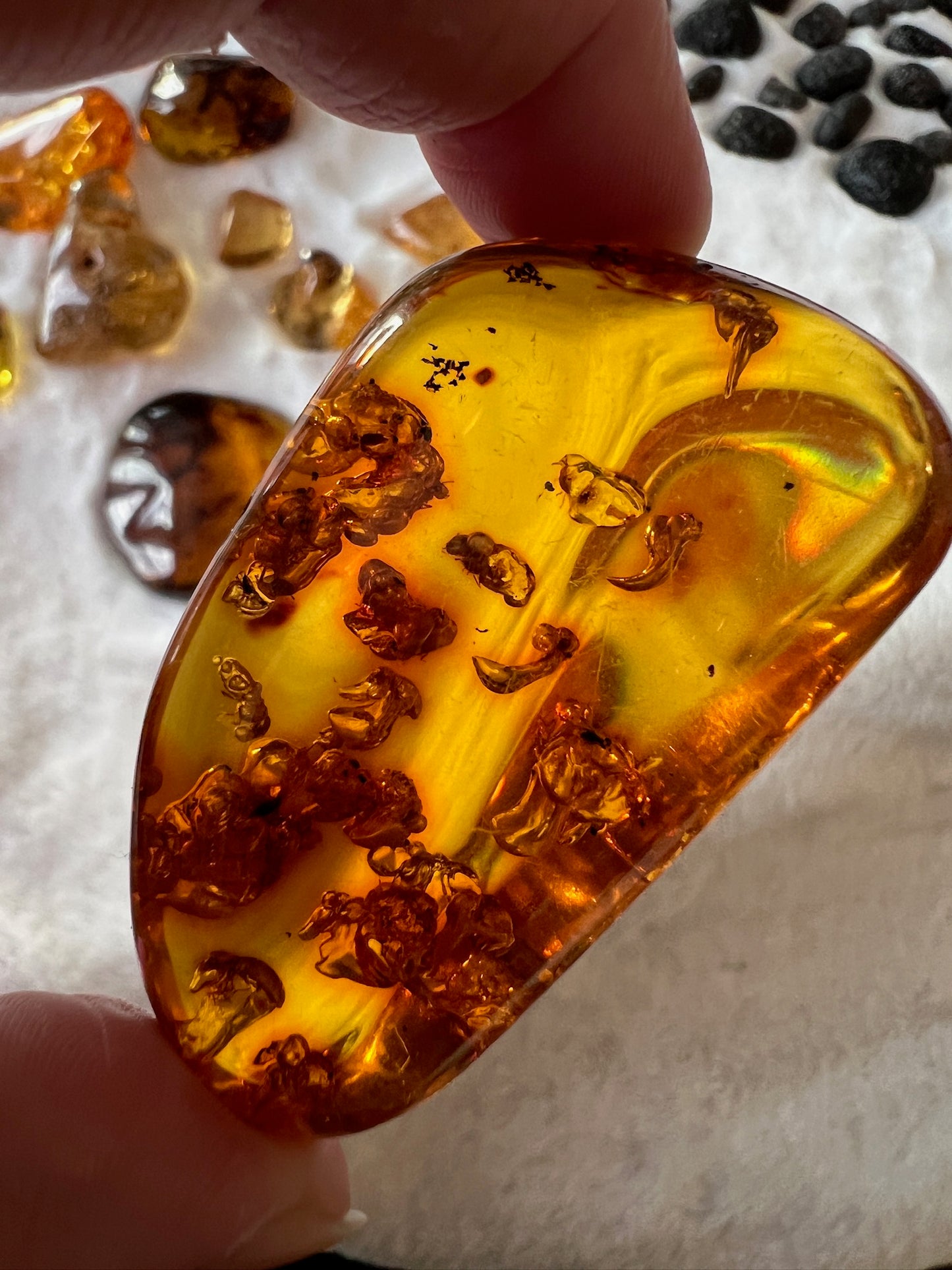 Hand-Polished Amber