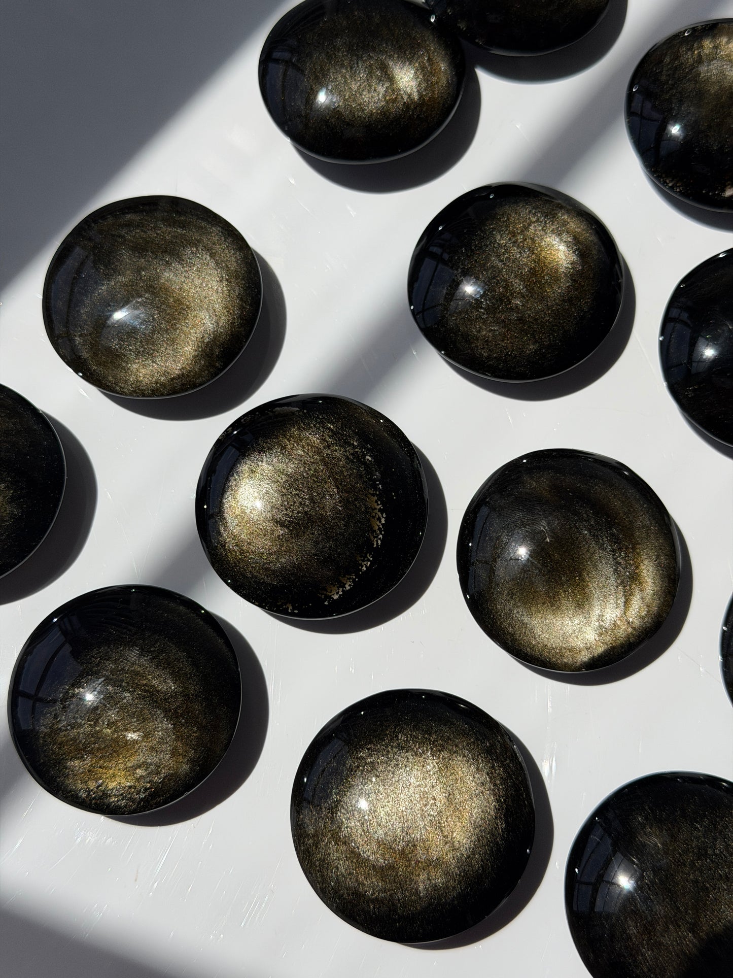Extra HQ Gold Sheen
Obsidian Cookies/Discs/
Moons