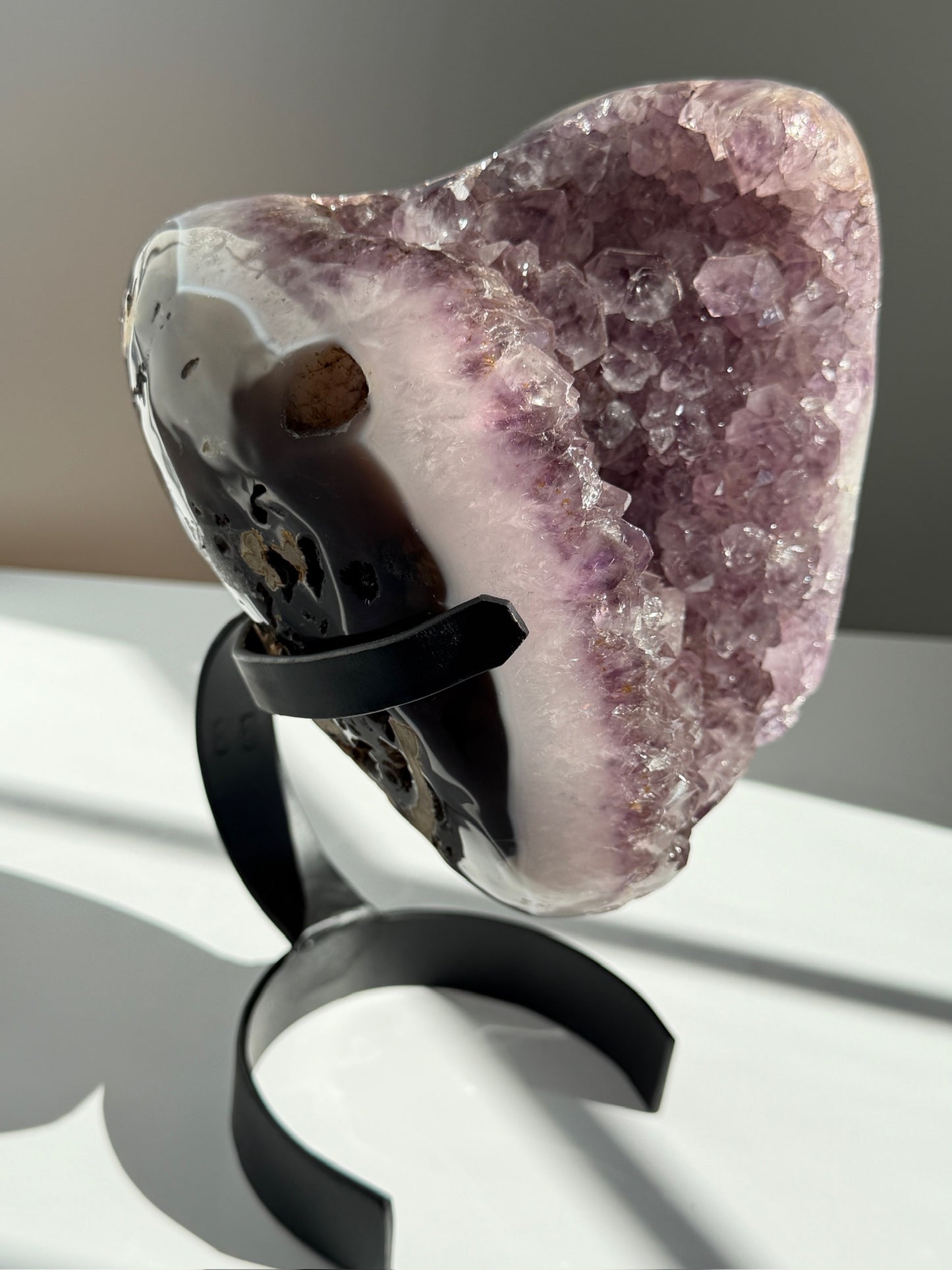Lilac Amethyst x Agate Statement on Stand