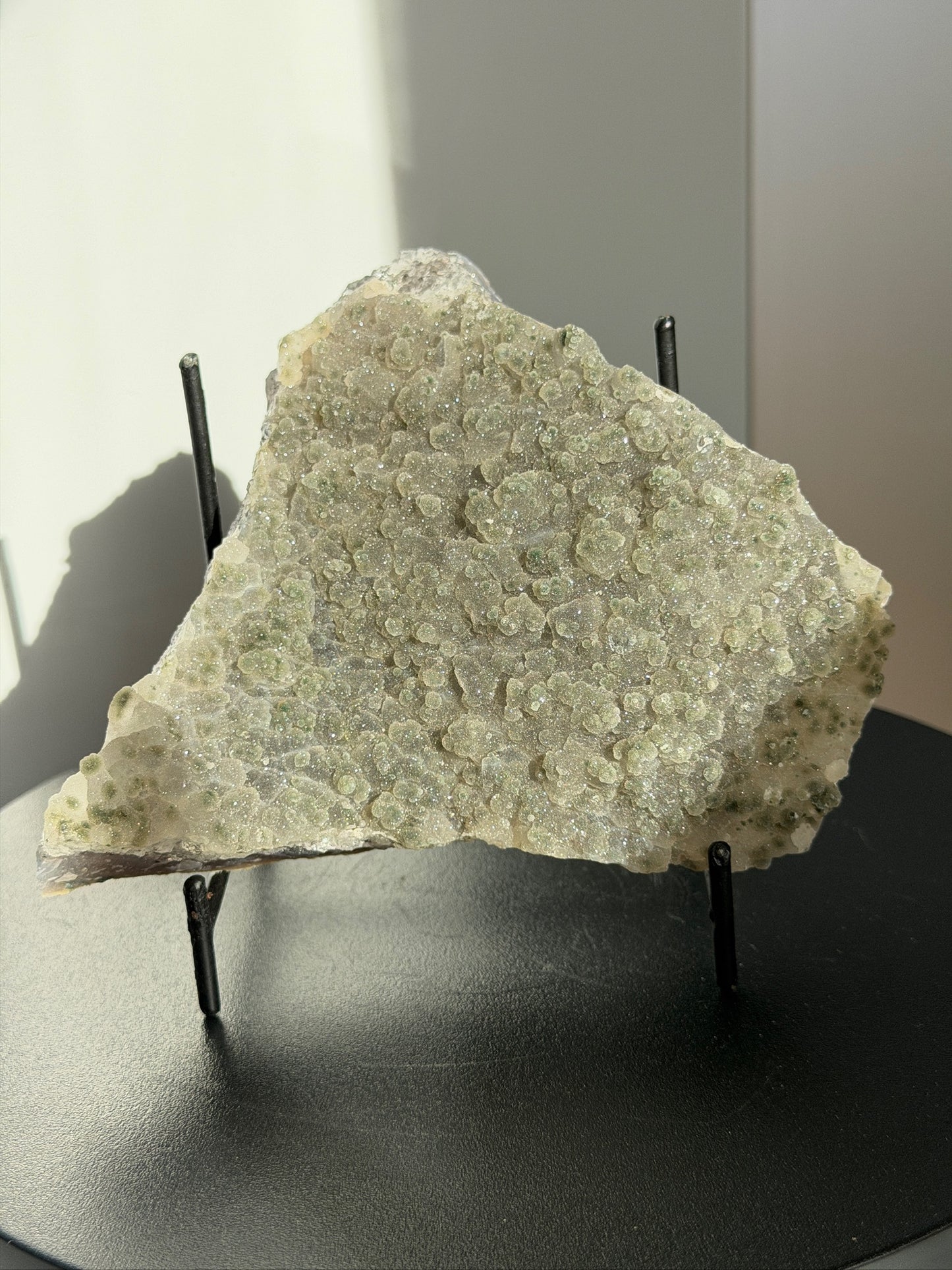 Green Amethyst Druzy Slab