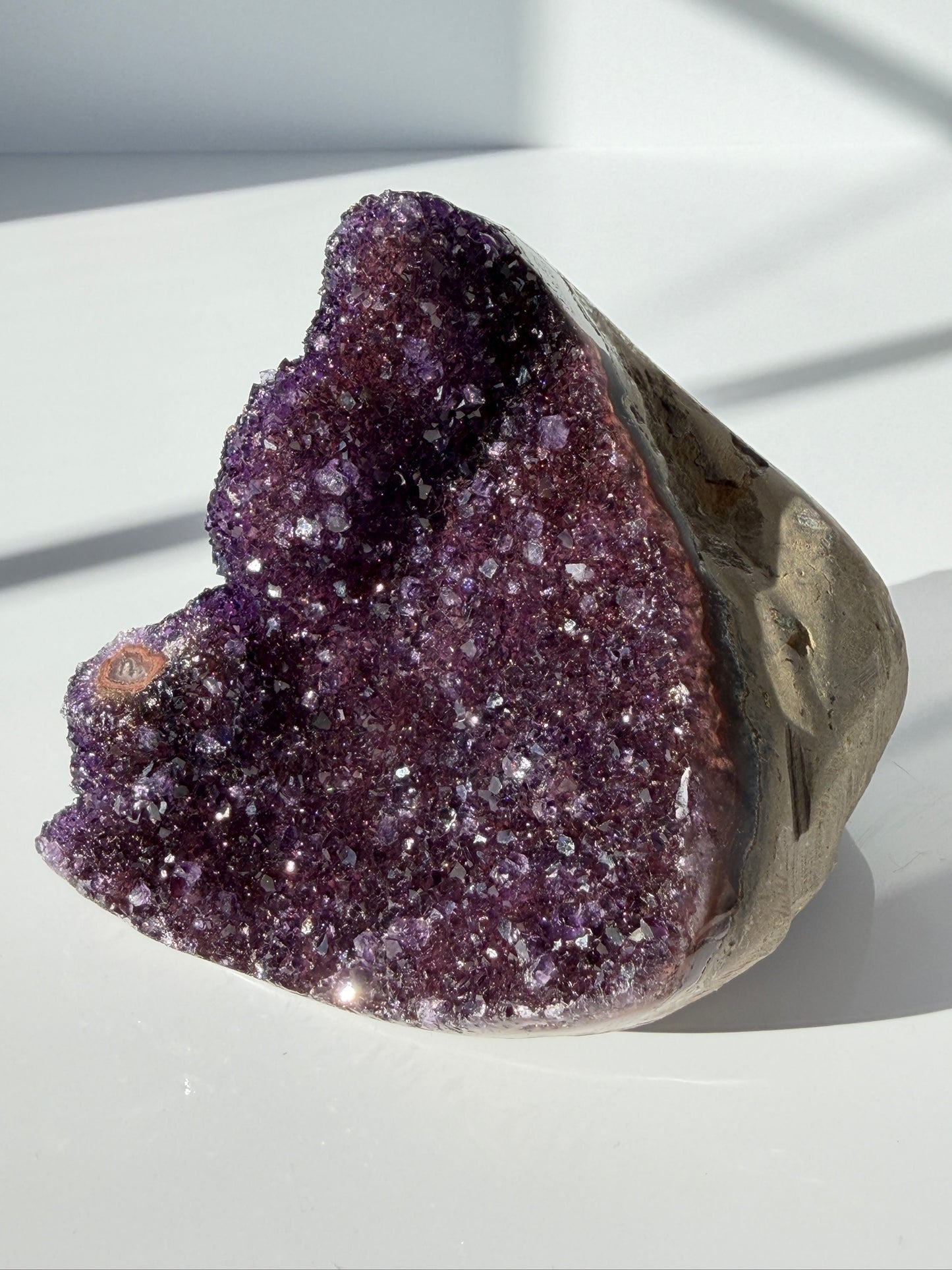 High-Grade Bi-Color Polished Amethyst Freeform