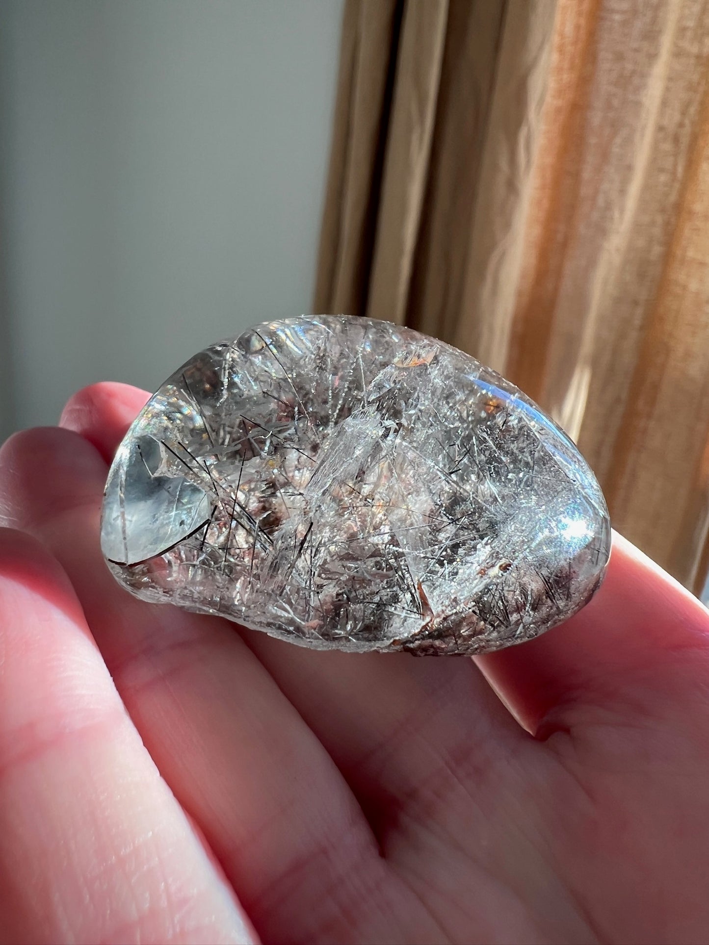 Garden Quartz With Rutile Lens