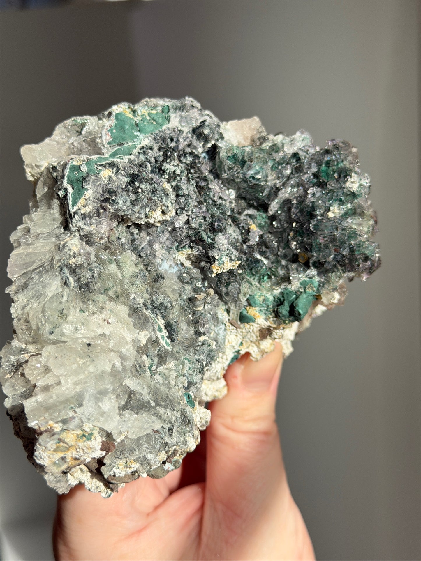 Unique Green Zeolite Specimen