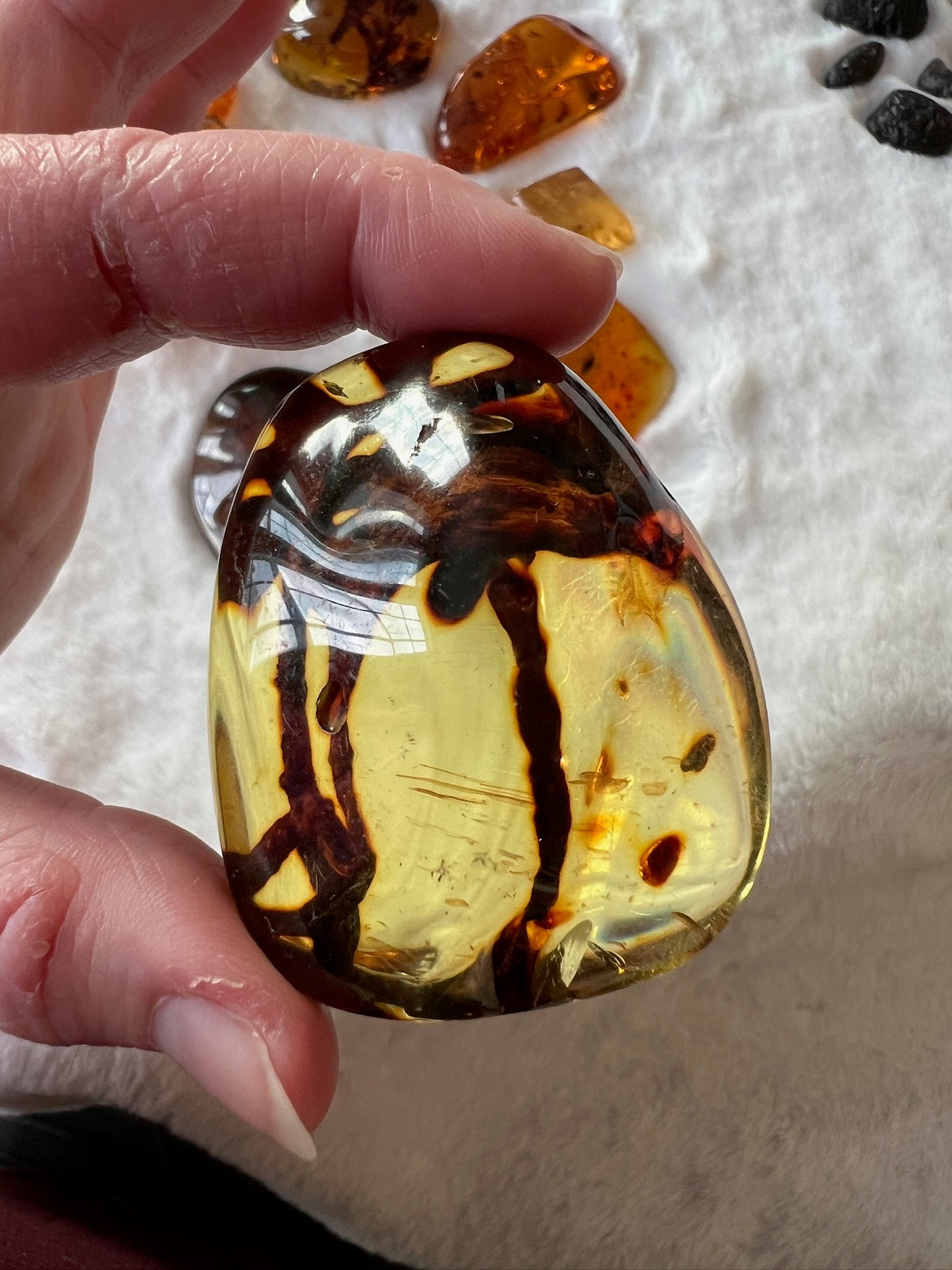 Hand-Polished Amber