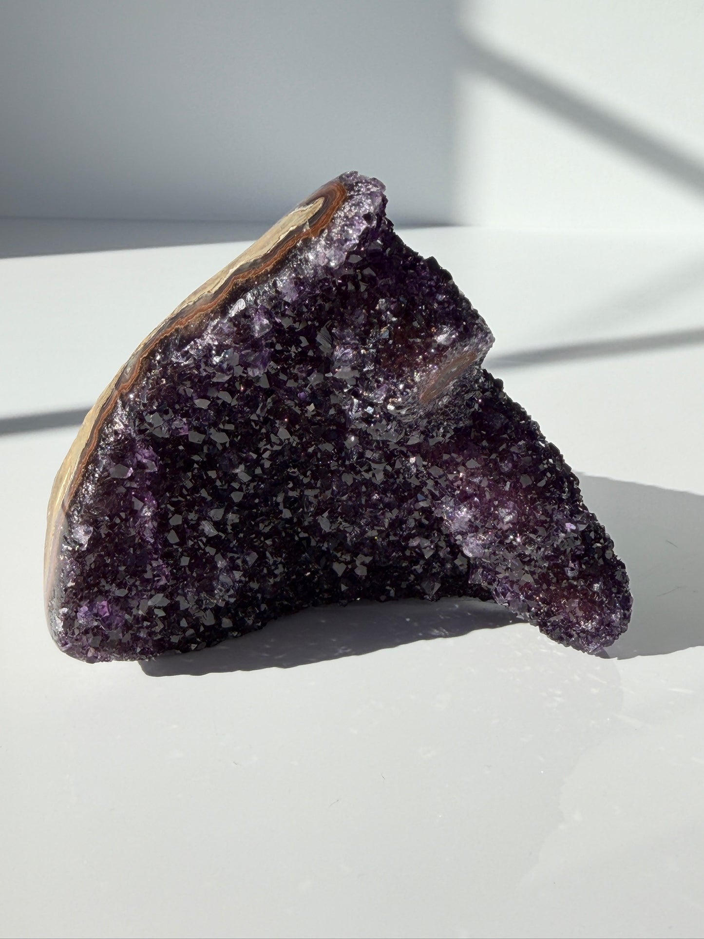 High-Grade Bi-Color Polished Amethyst Freeform
