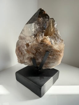 XXL Smoky Elestial Quartz – 13” Display Specimen