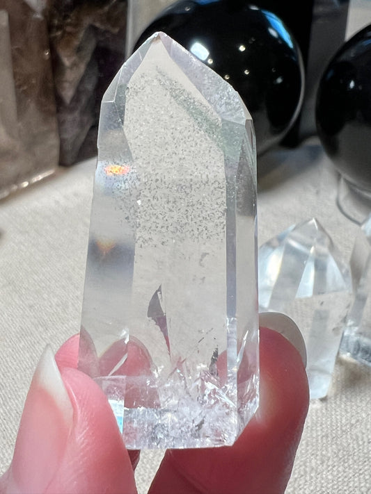 Lemurian Quartz Mini Tower - With Phantom!