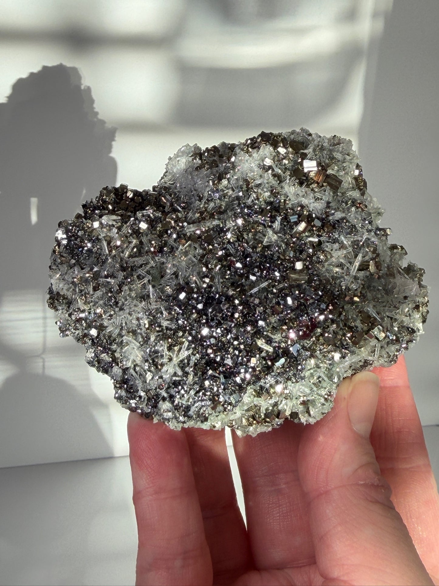 High Grade Pyrite, Sphalerite with Needle Quartz