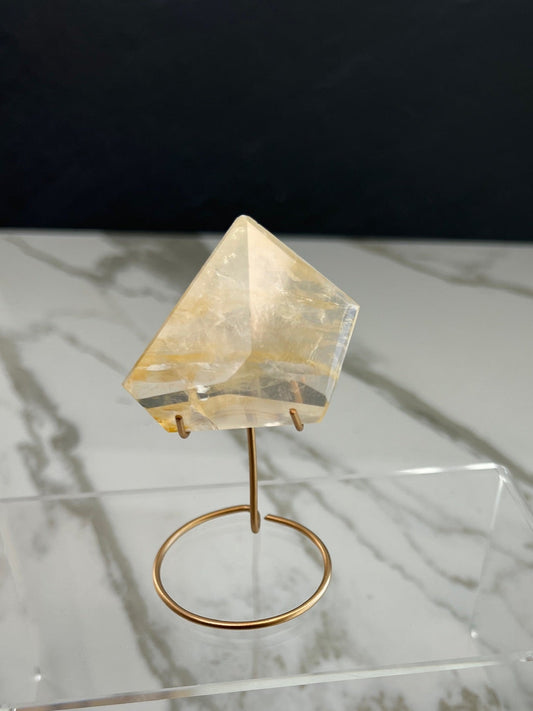 Golden Healer Quartz Freeform on Stand