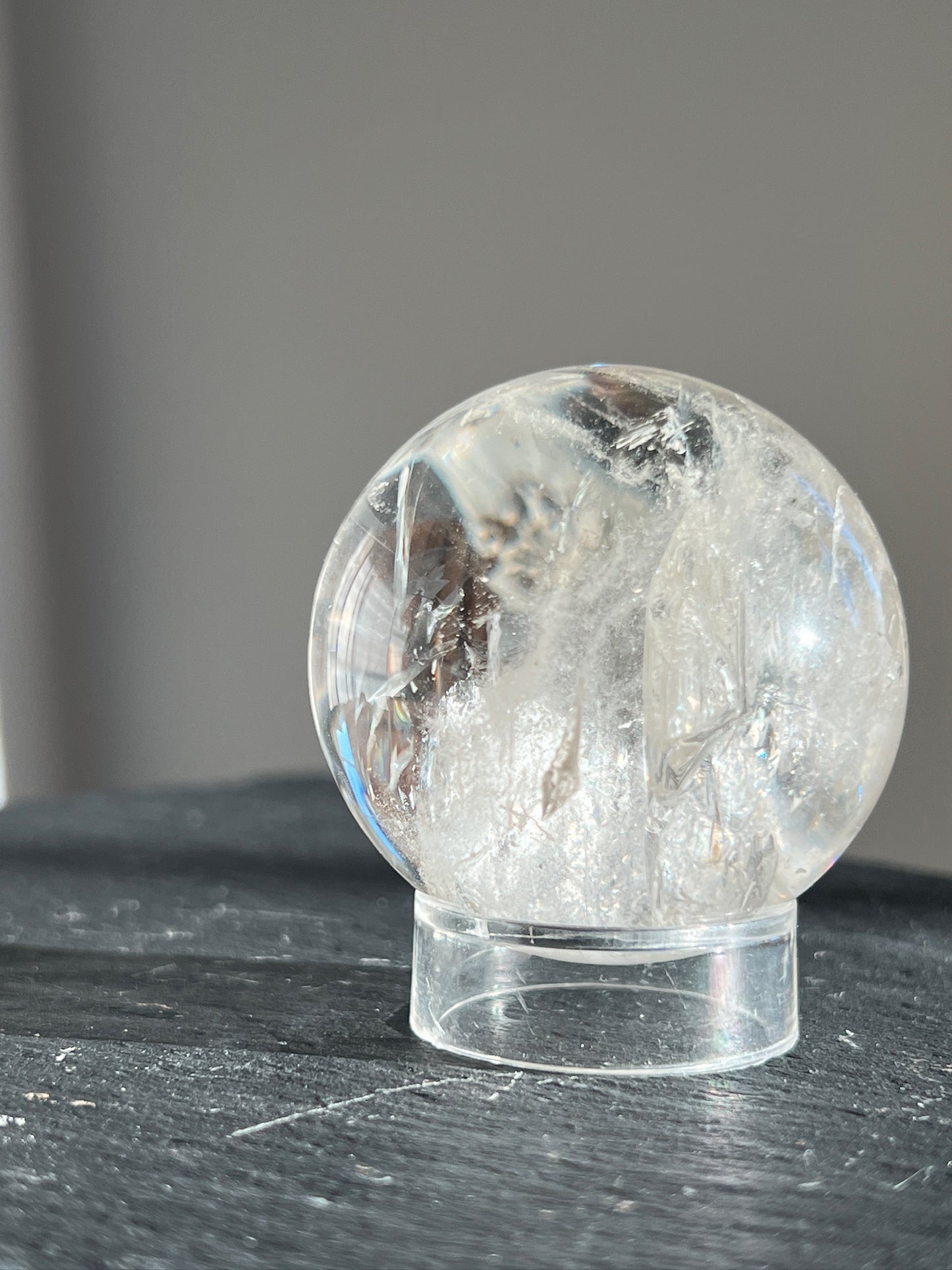 Lemurian Quartz Sphere