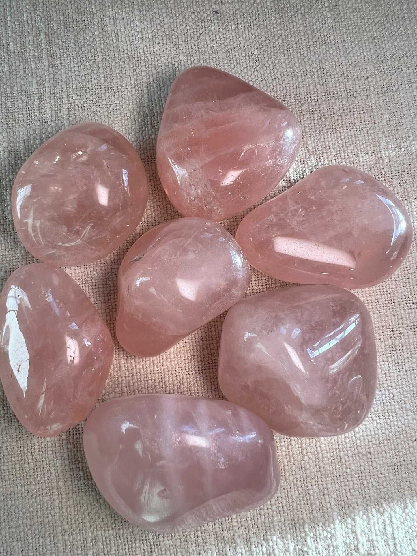 Rose Quartz Large Tumbles - AAA Grade