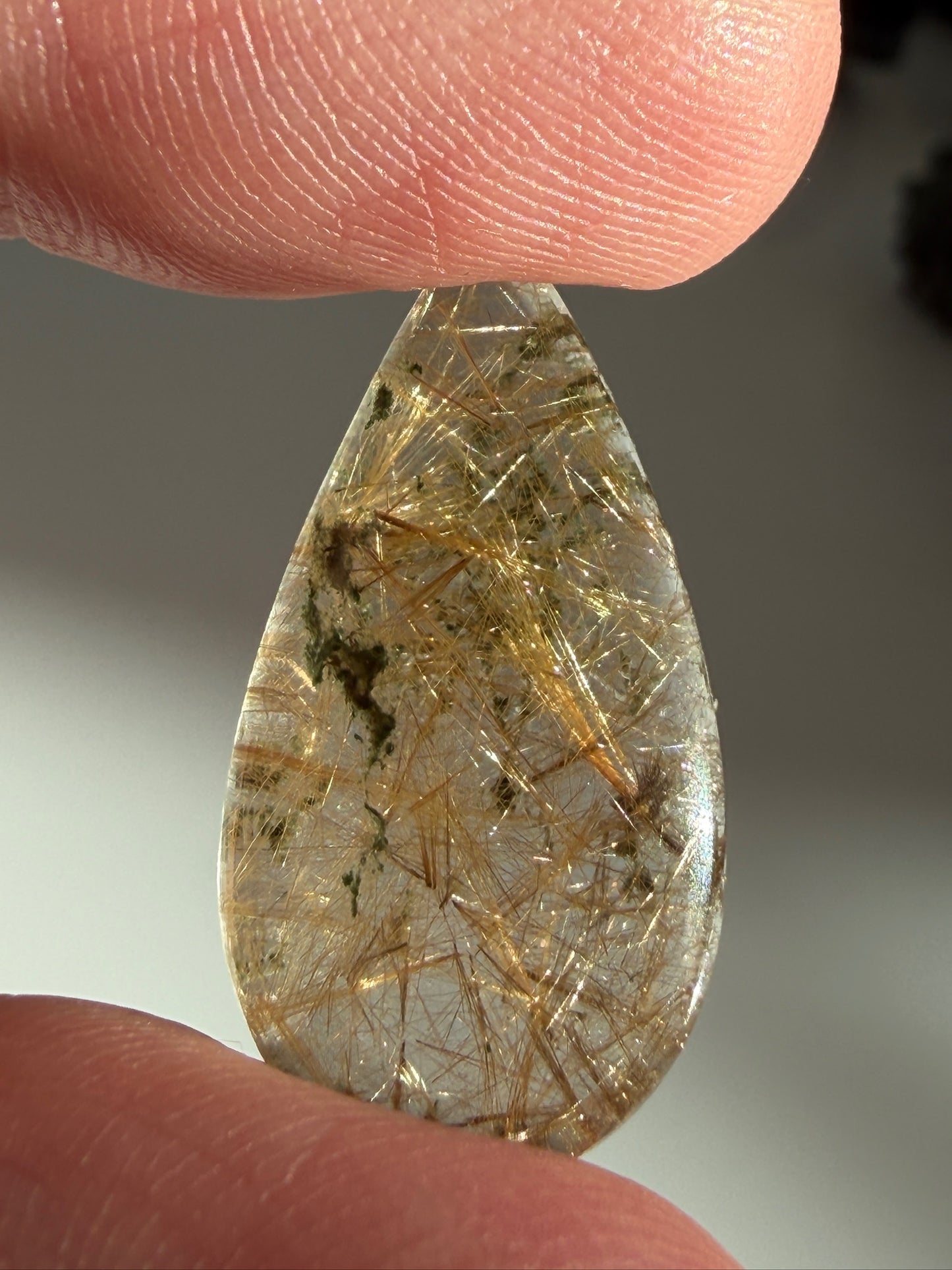 Rare Rutile Green Chlorite Quartz - Himachal Pradesh