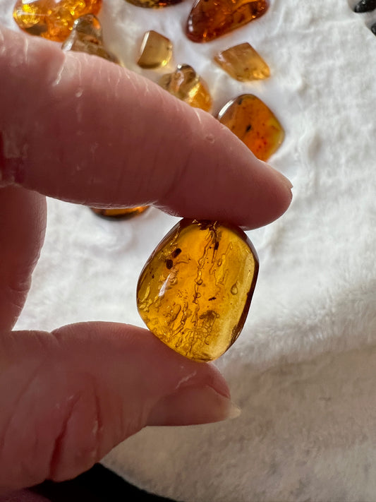 Hand-Polished Amber