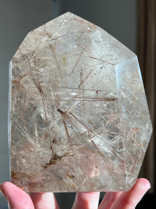 Rutilated Quartz Freeform - Gorgeous Statement!