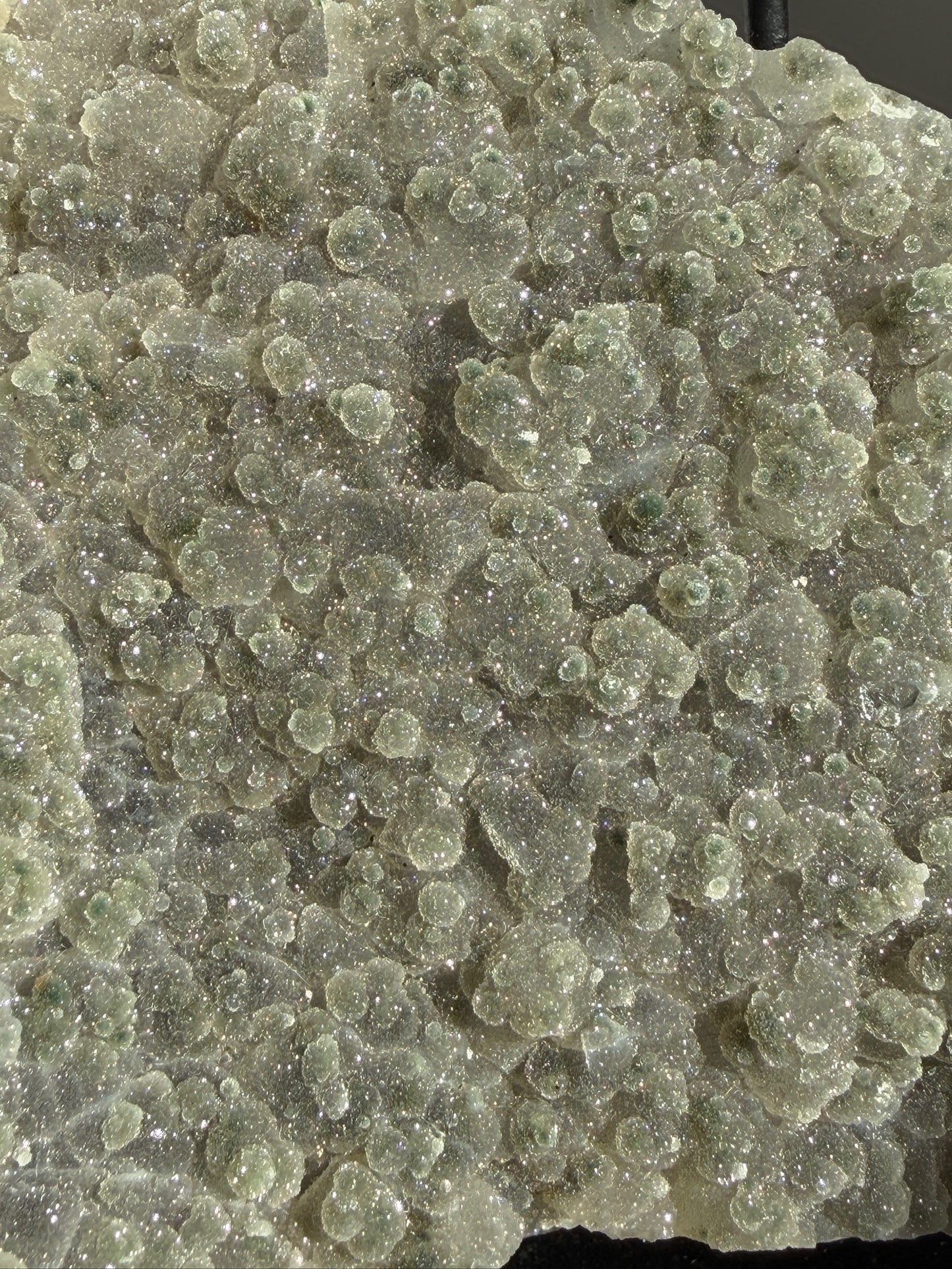 Green Amethyst Druzy Slab