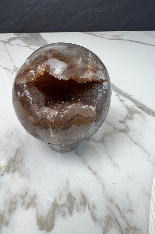 Druzy Agate Sphere